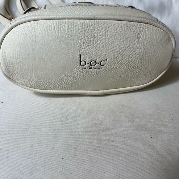 B.O.C Born Concept beige & straw weaving crossbody bag with gold tone ha… - Picture 3 of 12